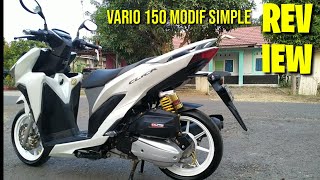 REVIEW VARIO 150 MODIF SIMPLE AJA DR16 VARIOVLOG [upl. by Norac]