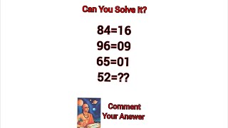 Can You Solve This Maths Problem VedikMaths maths [upl. by Woermer]