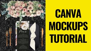 HOW TO CREATE EVENT MOCKUPS USING CANVA A Step by Step Tutorial for Event Designers [upl. by Nomma]