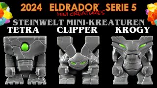 Schleich ® Eldrador ® Mini Creatures  Serie 5  2024  Steinwelt  Krogy  Clipper  Tetra  Review [upl. by Ravens]