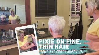 Pixie Haircut for Thin Hair  Over 60 Pixie Haircuts  Best Pixie Haircut Ideas [upl. by Cormier]