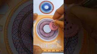 Part 625  Wow this pattern is very enchanting and beautiful spirograph satisfying shorts [upl. by Colp]