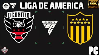 DC UNITED VS PEÑAROL  LIGA DE AMERICA FC 24 [upl. by Nasaj3]