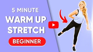 5 Minute Daily Warmup Stretch Beginner Friendly [upl. by Suehtomit485]