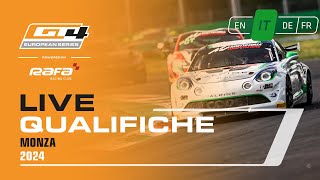 LIVE I Qualificazioni I Monza I GT4 European Series Powered by RAFA Racing Club 2024 Italian [upl. by Waal]