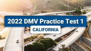 2024 California DMV Practice Test 1 [upl. by Eliam]