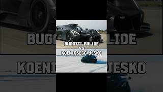 Bugatti Bolide vs koenigsegg Jesko  new popular trending shorts bugatti koenigsegg viral [upl. by Kenweigh]