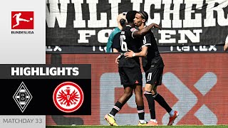 Frankfurt Underpins 6th Place  Borussia Mgladbach  Eintracht Frankfurt 11  Highlights  MD 33 [upl. by Ashling]