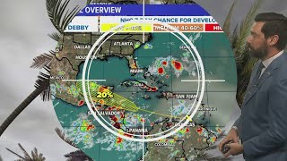 TROPICAL UPDATE 20 Chance for development in Western CaribbeanSW Gulf over the next 7 days [upl. by Astri522]