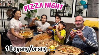 PESEN PIZZA 1 LOYANGORANG 😂 PUAS 🍕 [upl. by Ahsinrad]