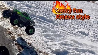 Xmaxx 1846 fourth day in freezing temps what an absolute weapon ￼ [upl. by Ennaimaj386]