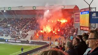 Esbjerg fB fans i Odense mot OB 26102024 [upl. by Dlared363]