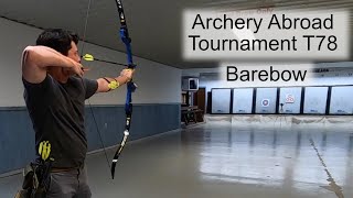 Archery Abroad Online Tournament T78 Barebow Recurve  Logan Bashline [upl. by Resay]