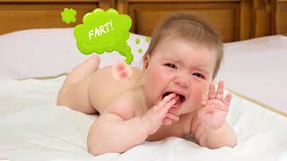 Best of Funniest Moments When Baby Farts  Funny Baby Videos [upl. by Jori987]