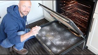 How to Clean Inside Glass on Oven Door [upl. by Booze]