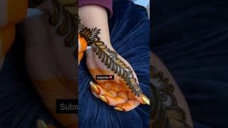 Simple beautiful mehandi design youtubeshort [upl. by Ttimme]