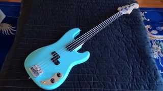 Warmoth Fretless Precision Bass Project [upl. by Curnin]