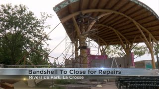 Riverside Park Bandshell closing for repairs [upl. by Atnuahs982]