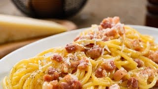 Spaghetti alla Carbonara  The Original Italian Recipe [upl. by Acined916]