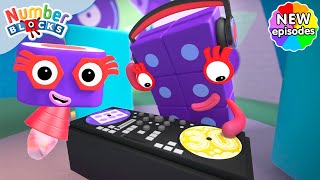 Remix the Sixes  S7 E6  Learn Times Tables  Numberblocks [upl. by Artus]