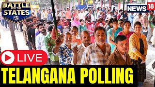 Telangana Elections 2023 LIVE  Telangana Assembly Polls Live  Assembly Elections 2023  N18L [upl. by Parhe]