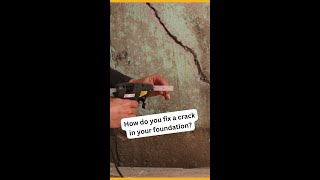 How to fix a crack in your foundation [upl. by Debbra915]