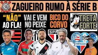 BEQUE DO TIMÃO DE SAÍDA LATERAL RECUSA FLA CARPINI CAINDO PACOTÃO NO PEIXE YAGO VASCO ZÊRO E [upl. by Emmy]