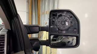 How to Replace 2017 Ford F250 F350 Mirror [upl. by Ilrac]