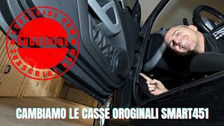 CAMBIO CASSE E STEREO SMART 451 PT1 [upl. by Abdu887]