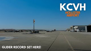 Hollister Municipal Airport KCVH  WHERE’S TRANSIENT PARKING  Hollister California [upl. by Etnohs537]