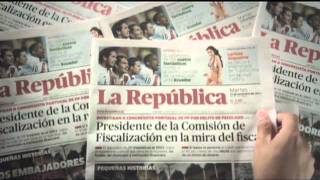 Pre estreno de la nueva campaña del diario La República [upl. by Leroj]