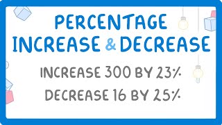 GCSE Maths  Percentage Increase and Decrease Multiplier Method 93 [upl. by Napier]