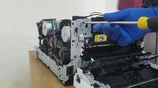 Hp Laserjet M252 fuser unit removing [upl. by Dorian]