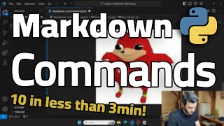 10 Essential Markdown Commands for Python Jupiter Notebook [upl. by Agnes4]