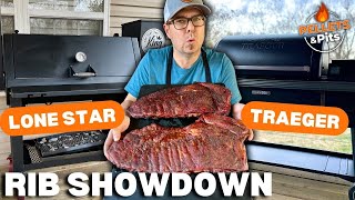 Traeger Ironwood XL vs Lone Star Grillz  Epic RIB SHOWDOWN  Which Pellet Grill is Better [upl. by Ennaeiluj]