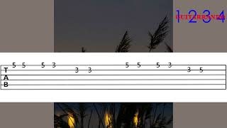 HOUSE OF THE RISING SUN facileasy cover Guitar Tab [upl. by Mandeville]