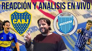 REACCION Y ANALISIS EN VIVO BOCA JUNIORS vs GODOY CRUZ  FECHA 21 LIGA PROFESIONAL DE FUTBOL 2024 [upl. by Scopp737]