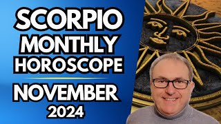 Scorpio Horoscope November 2024 [upl. by Aketal]