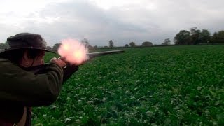 The Shooting Show  pheasants with muzzleloaders night vision and thermal imaging kit [upl. by Nerraw]