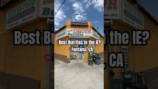 Best Burritos in the Inland Empire 📍Fontana bestburritos burritos mexicanfood foodie [upl. by Chadbourne]