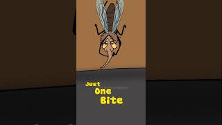 Just One Bite 🤣🤣 shorts animation funny funnyanimation mosquito [upl. by Moonier691]