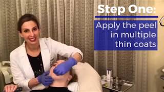 ZO 3 Step Peel Live Treatment Dr Obagi [upl. by Peale]