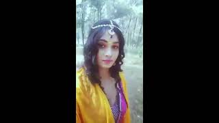 Actress Ritu Singh On Location Shooting Bhojpuri Movie Kasam Paida Karne wale ki At Sajjan [upl. by Rodrich299]