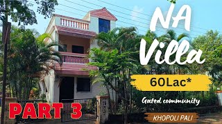 NA Villa For Sale in Gated Community Khopoli Pali Road Part 3 77750 09705 [upl. by Solahcin]