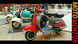 Vespa Super 1961 vbb scooter restored amazingly with custom paint [upl. by Eselehs]