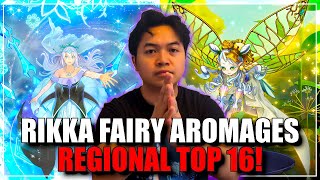 YUGIOH REGIONAL TOP 16 RIKKA FAIRY AROMAGES DECK PROFILE 2024 [upl. by Eddie]