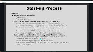 10 Assembly code to set up stack and vector table [upl. by Hanauq756]