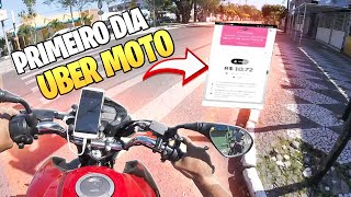 PRIMEIRO DIA RODANDO UBER MOTO EM FEIRA DE SANTANABA [upl. by Azpurua537]