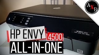 HP Envy 4500 AllInOne Color Photo Printer Review [upl. by Nwahsiek]