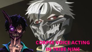 Corpse voice acting as Ojiro Otori in Tribe Nine Clip 1 [upl. by Urata]